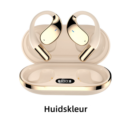 Wireless Open-Ear Earbuds with LED Display