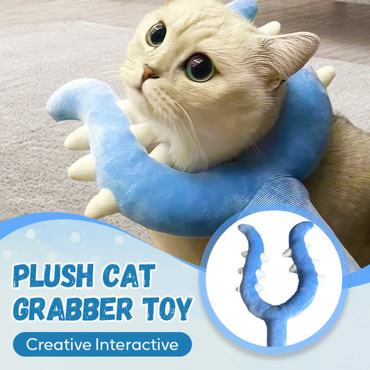 Creative Interactive Plush Cat Grabber Toy