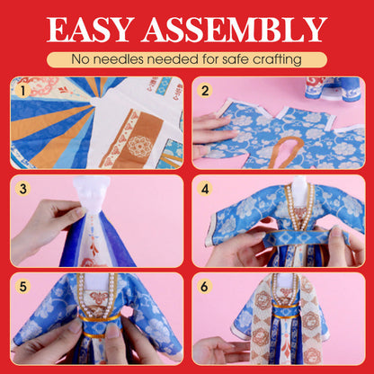 DIY Traditional Chinese Clothing Toy Kit for Kids