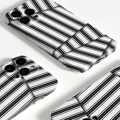 Irregular Stripe Filigree iPhone Creative Case