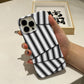 Irregular Stripe Filigree iPhone Creative Case