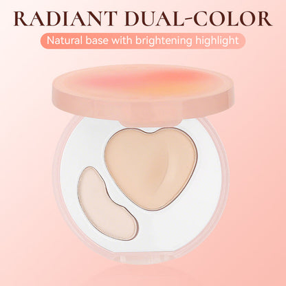Long-Lasting Dual-Color Face Powder