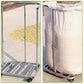 Soporte para bolsas de basura ajustable con ruedas giratorias