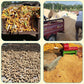 Soporte para bolsas de basura ajustable con ruedas giratorias