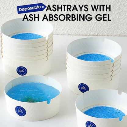 🔥Disposable Ashtrays with Ash Absorbing Gel🔥