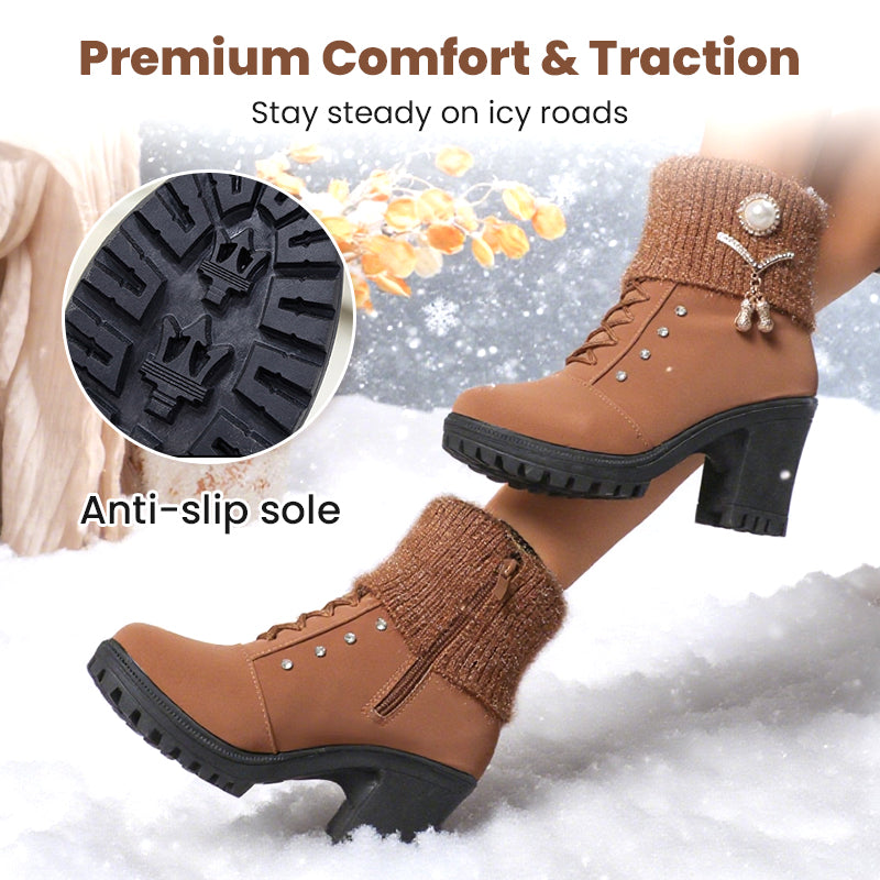 🚀Women's Thick Warm Chunky Heel Boots👢
