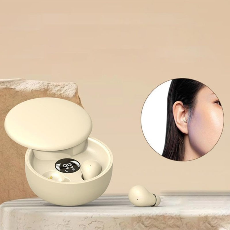 MSHUKCOE Mini Invisible Headphones Bluetooth 5.4 True Wireless In-Ear Earphones sport Audio Earbud audifonos bluetooth wireless headphones noise cancelling headphones gamingheadset