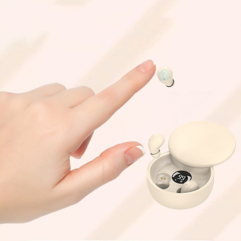 MSHUKCOE Mini Invisible Headphones Bluetooth 5.4 True Wireless In-Ear Earphones sport Audio Earbud audifonos bluetooth wireless headphones noise cancelling headphones gamingheadset