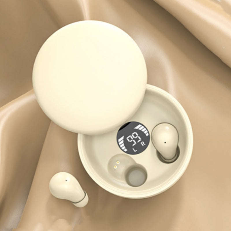 MSHUKCOE Mini Invisible Headphones Bluetooth 5.4 True Wireless In-Ear Earphones sport Audio Earbud audifonos bluetooth wireless headphones noise cancelling headphones gamingheadset