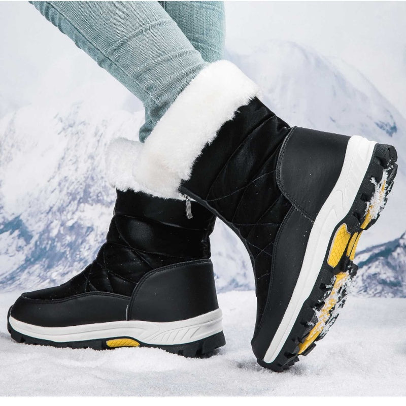 🔥 Women’s Non-Slip Warm Zipper Snow Boots