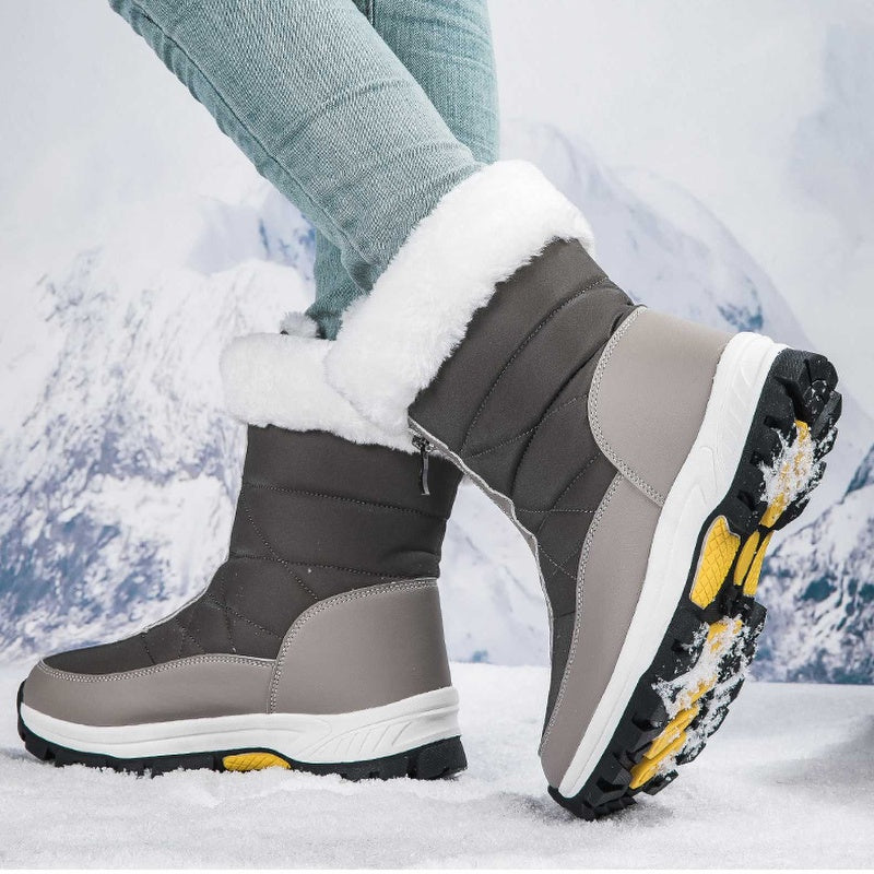 🔥 Women’s Non-Slip Warm Zipper Snow Boots