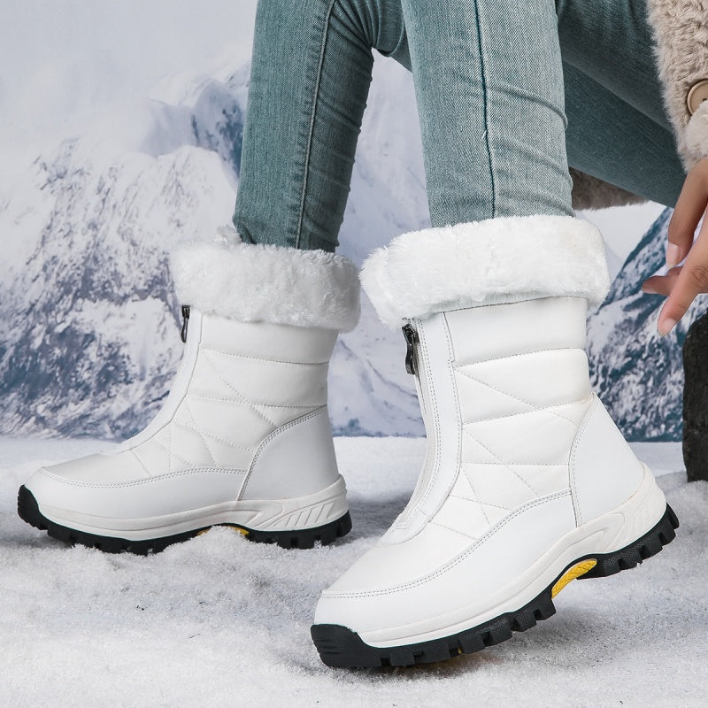 🔥 Women’s Non-Slip Warm Zipper Snow Boots