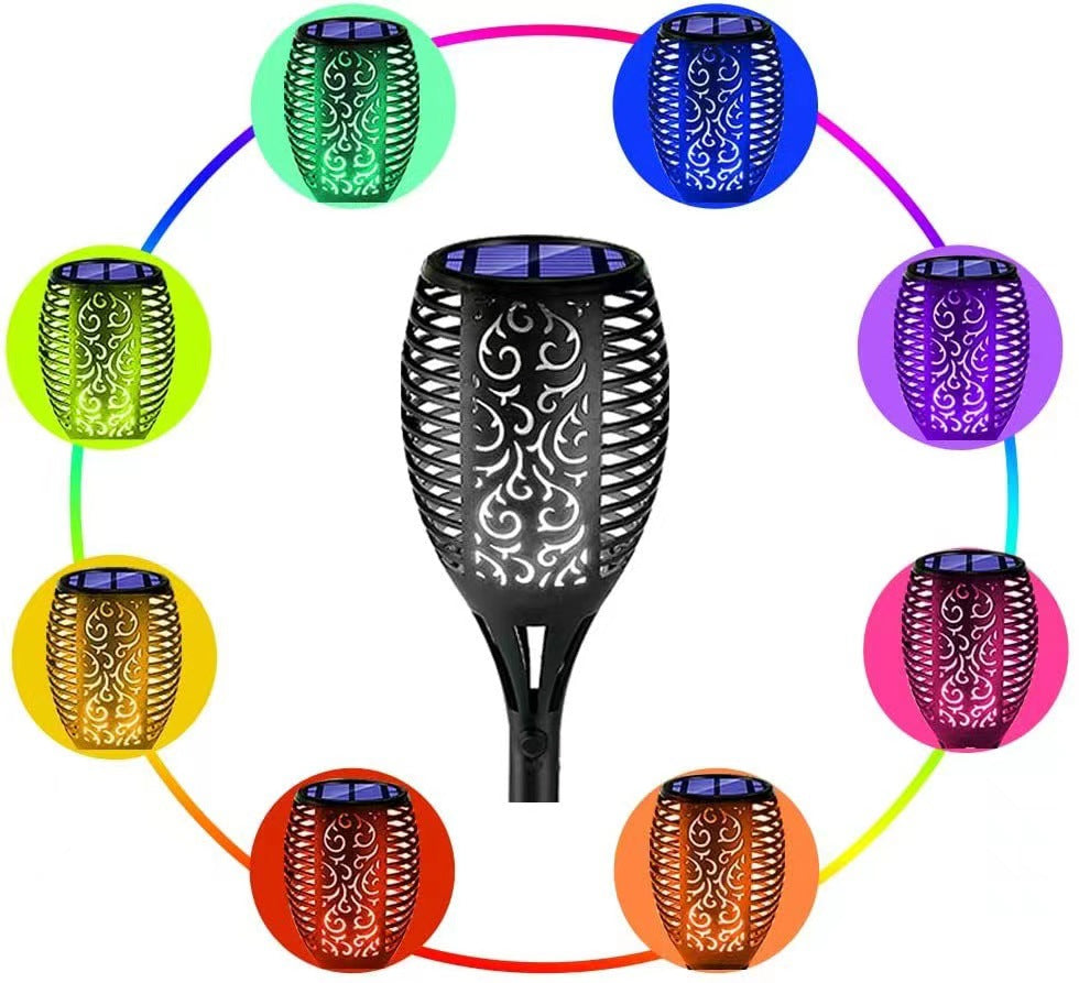 💖 Outdoor Garden Torch Solar Lamps 🏡💡