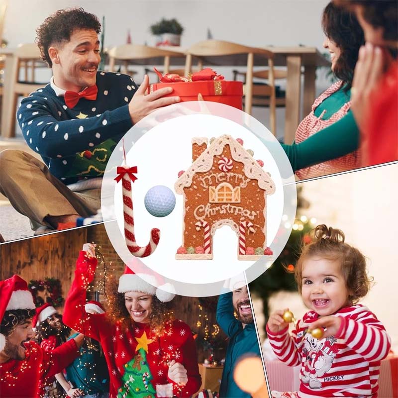 ✨🎁Big sale 49% OFF 🎅 Gingerbread Golf Game Set - Best Christmas Game