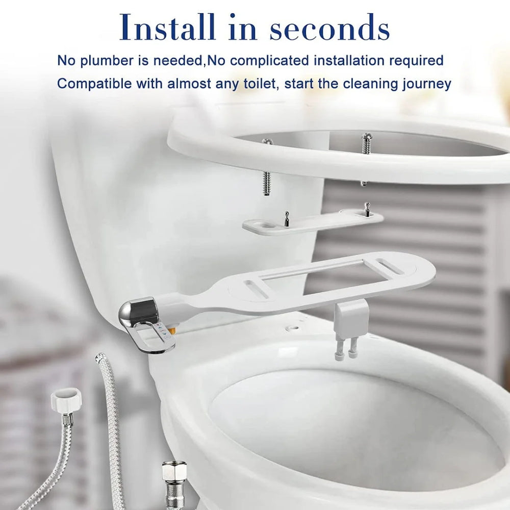 🚽 Hygiene Upgrade | Dual Nozzle Bidet Washer | Self-Cleaning & Easy Install 💦