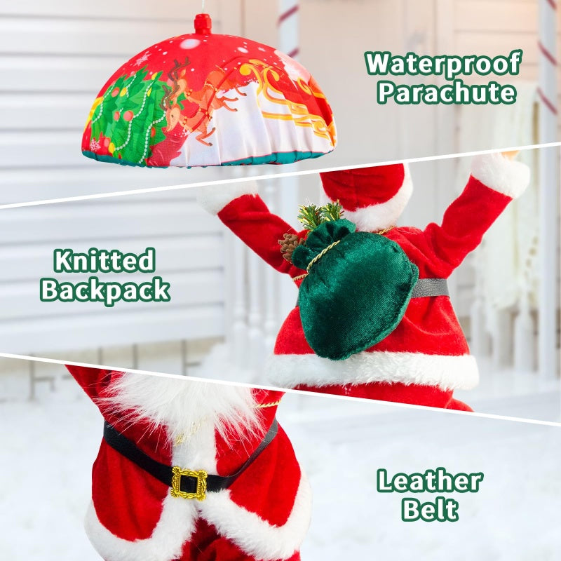 Christmas Santa Claus Parachute Light