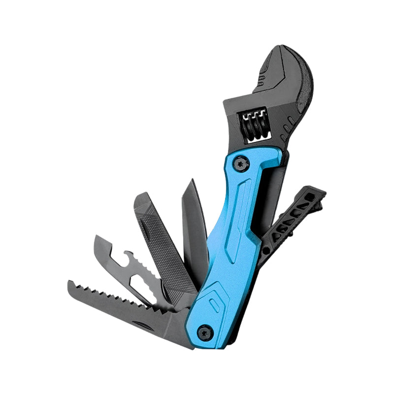 9-in-1 Compact Pocket Tool with Wrench