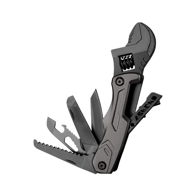 9-in-1 Compact Pocket Tool with Wrench