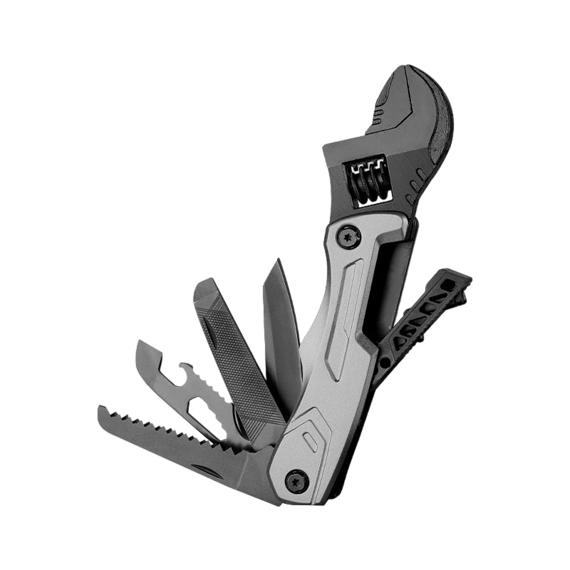 9-in-1 Compact Pocket Tool with Wrench