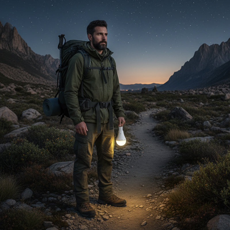 Portable Rechargeable LED Camping Light Bulb