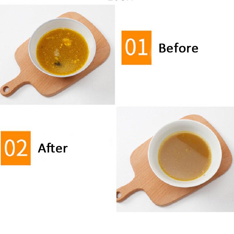 Oil-absorbing kitchen foil (12 pieces)