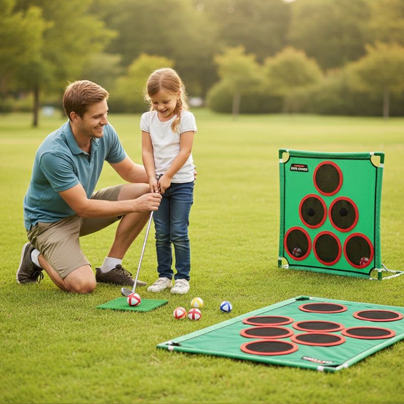 Portable Golf Target Game Set for Kids