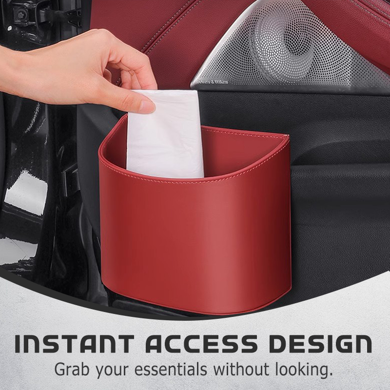 💞50K+ SOLD!🚗🧺 50% OFF! Leather Car Door Cup Holder – Wide‑mouth opening, easy reach for drinks & phone. Clip‑on secure fit. PU leather, tough & stylish. 🛡️✨