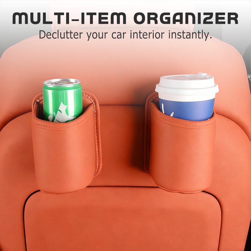 💞50K+ SOLD!🚗🧺 50% OFF! Leather Car Door Cup Holder – Wide‑mouth opening, easy reach for drinks & phone. Clip‑on secure fit. PU leather, tough & stylish. 🛡️✨