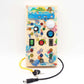 Wooden Busy Board Toys with LED Lights