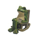 Solar Frog Rocking Chair Ornament