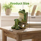 Solar Frog Rocking Chair Ornament