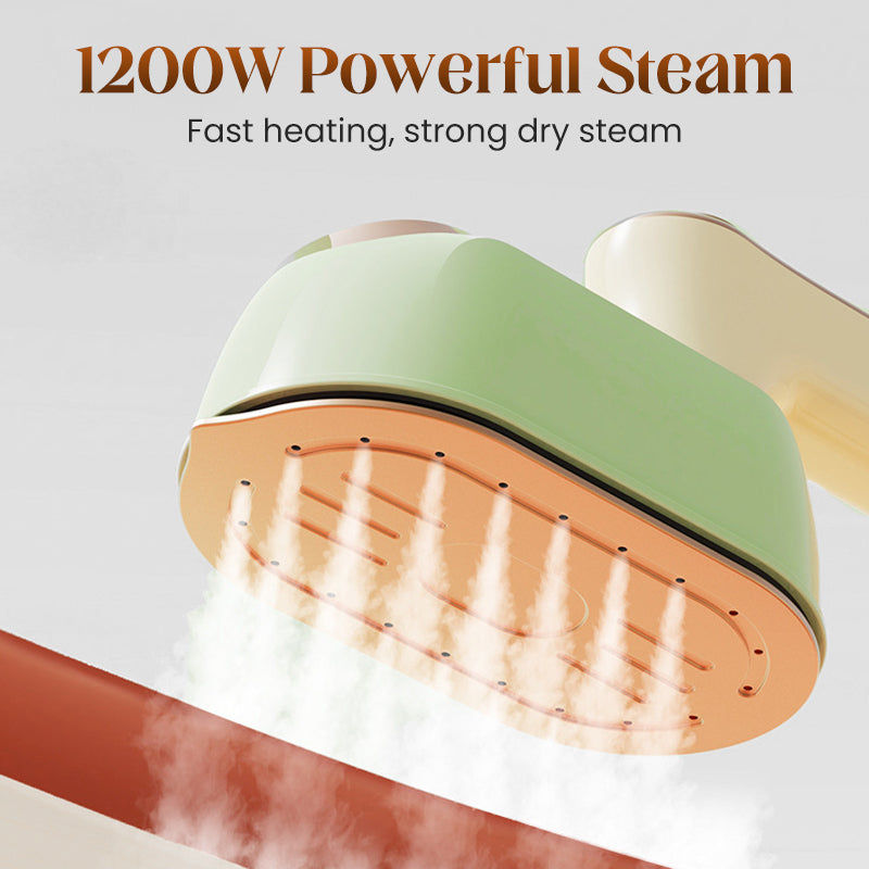 Foldable Handheld Steamer with 180° Rotating Handle
