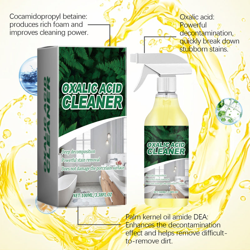 🥳2026 HOT SALE🥳💞50K+ SOLD!💥🔬 【CLEARANCE!】Molecular-Level Cleaning Tech! Oxalic Acid Cleaner Dissolves Rust & Limescale 78% OFF🚽✨