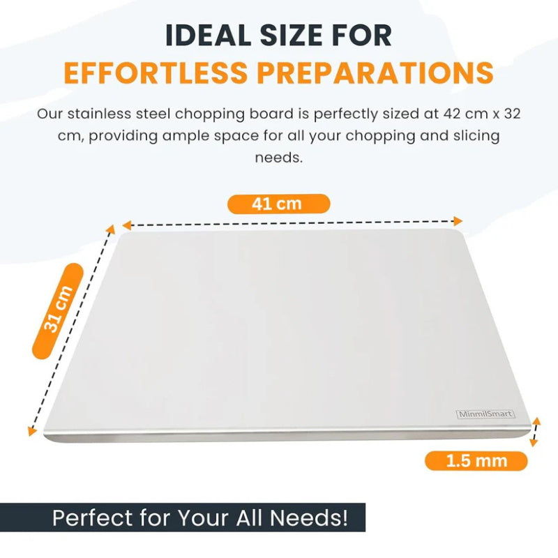 Stainless Steel Countertop Chopping Board