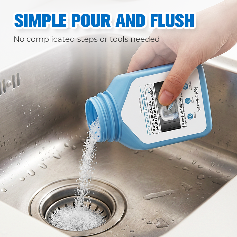 🥳2026 HOT SALE🥳💞50K+ SOLD!⚡ 🧴50% OFF! Powerful Pipe Clog Remover – Any pipe, any clog, one solution! Fast-acting formula dissolves hair, grease & grime. Keep your drains flowing. 🔄🚿