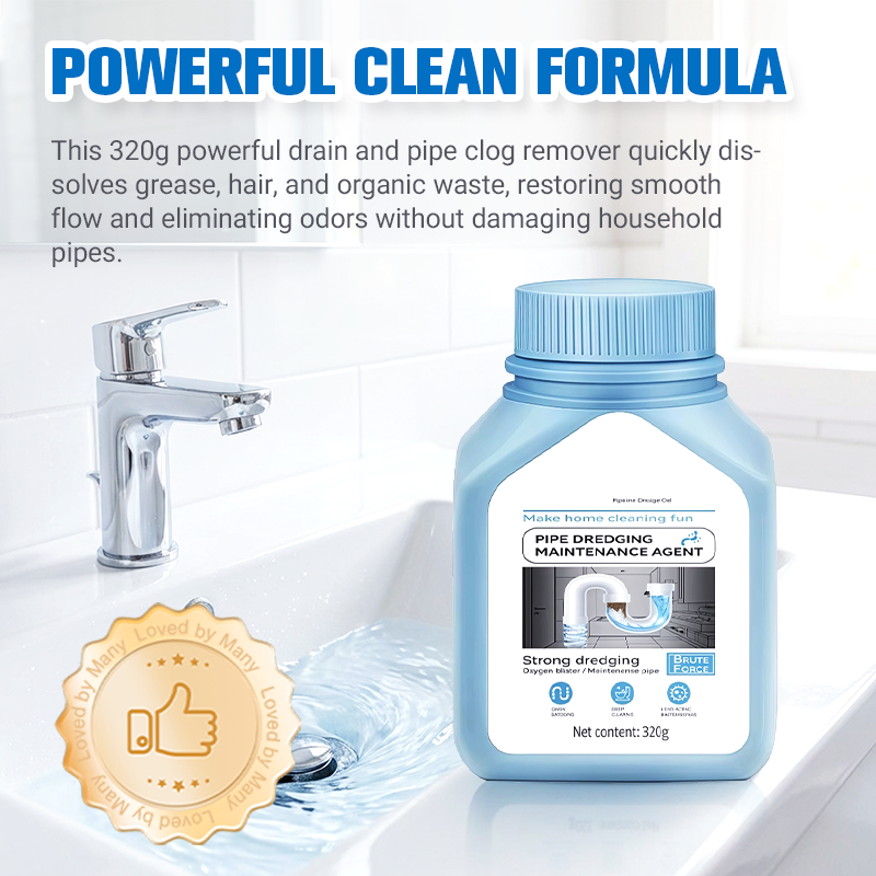 🥳2026 HOT SALE🥳💞50K+ SOLD!⚡ 🧴50% OFF! Powerful Pipe Clog Remover – Any pipe, any clog, one solution! Fast-acting formula dissolves hair, grease & grime. Keep your drains flowing. 🔄🚿