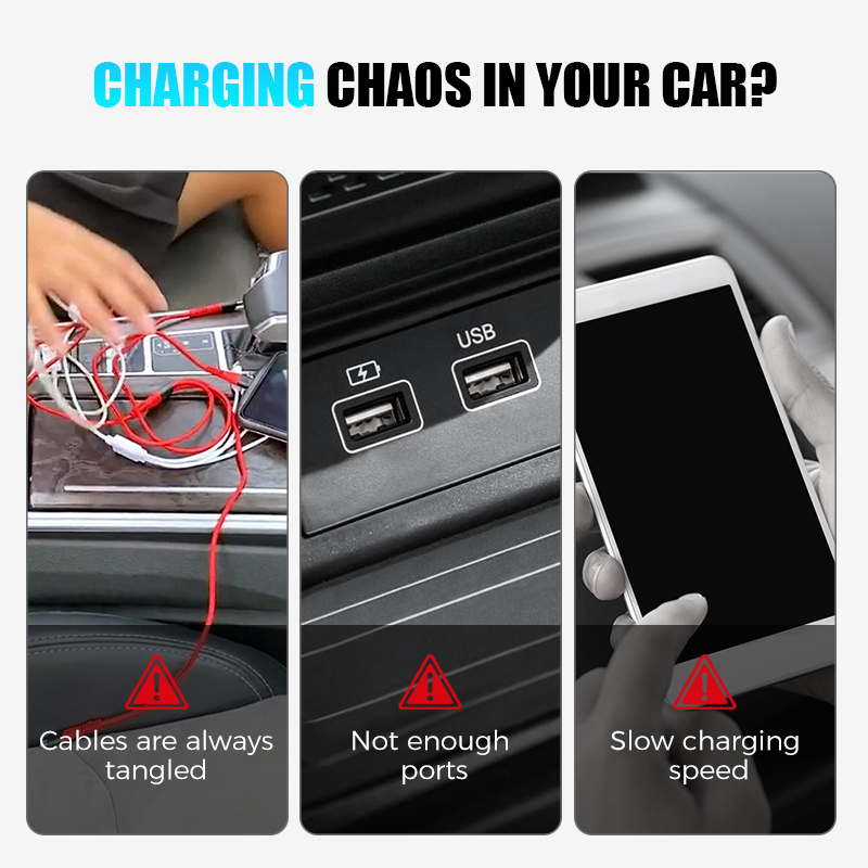 Universal Dual-Port Car FM Bluetooth Transmitter