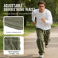 Men's Loose-Fit Drawstring Pants with Pockets
