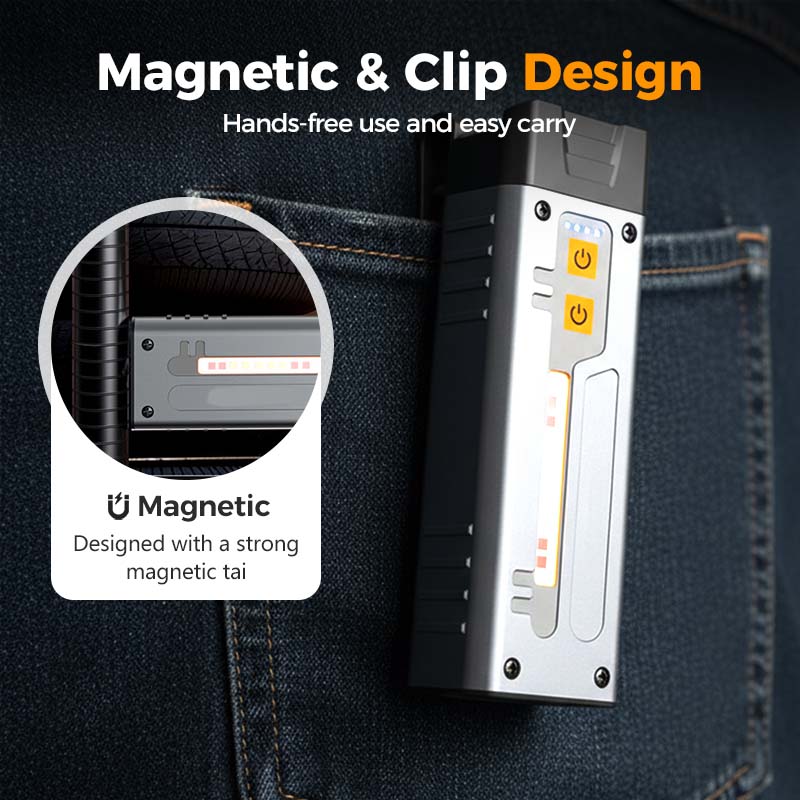 Rechargeable Magnetic EDC Flashlight