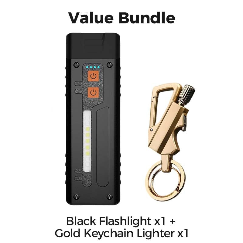 Rechargeable Magnetic EDC Flashlight
