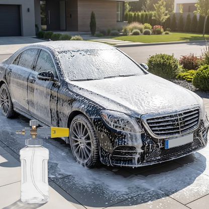🧼 58% OFF NOW! 🚗 High-Pressure Foam Cannon – Thick Foam Coverage, Adjustable Spray & Fits All Standard Pressure Washers 💦