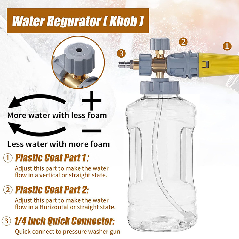 🧼 58% OFF NOW! 🚗 High-Pressure Foam Cannon – Thick Foam Coverage, Adjustable Spray & Fits All Standard Pressure Washers 💦