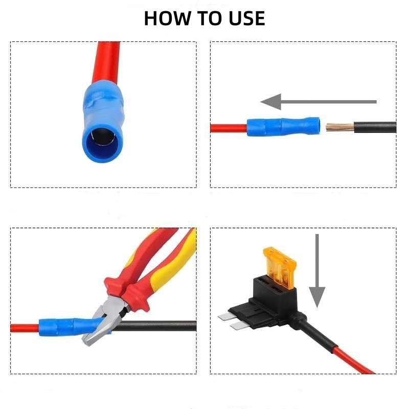 Nilight 12 Pack 12V Car Add-a-Circuit Fuse Tap Standard Mini Micro2 and Low Profile Taps 4 Types ATO ATC ATM APM Holder for Cars Trucks Boats