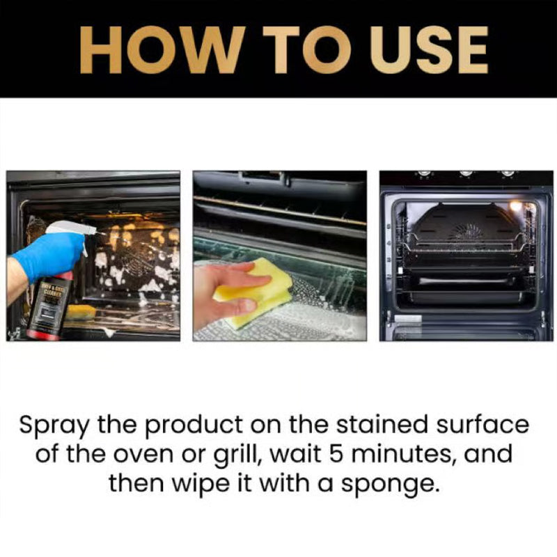🏆Final 3 hours- BUY 3 GET 2 FREE!!⚡Oven & Grill Cleaner Spray✨