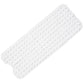 ZENO Bath Mat 100x40cm | Non-Slip Anti-Mould | 200 Suction Cups with Drain Holes | Large Rubber | Machine Washable & Durable