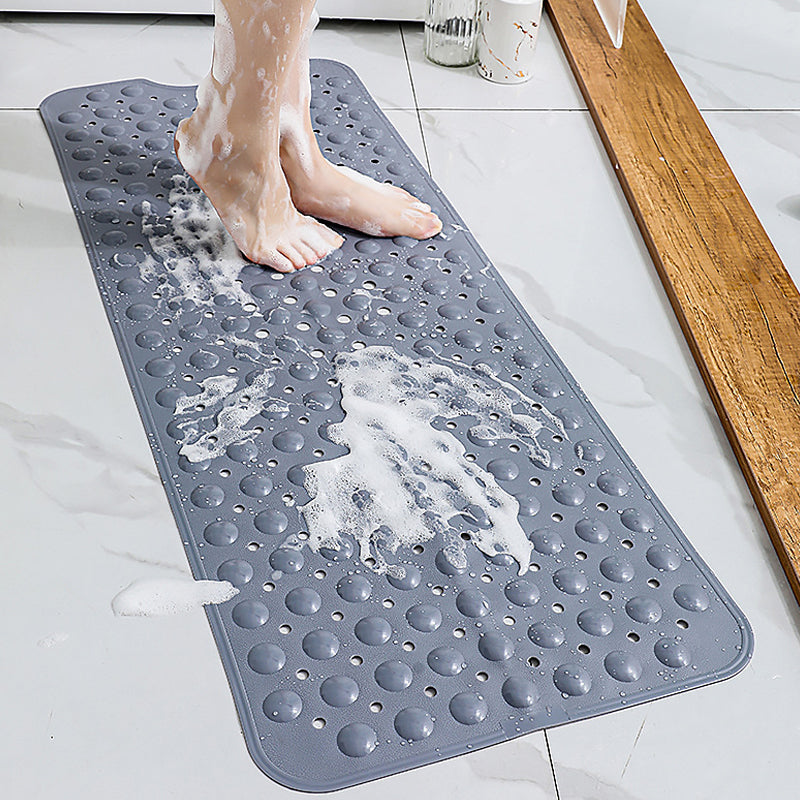 ZENO Bath Mat 100x40cm | Non-Slip Anti-Mould | 200 Suction Cups with Drain Holes | Large Rubber | Machine Washable & Durable