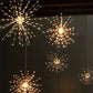 Christmas Firework LED Copper Wire String Lights