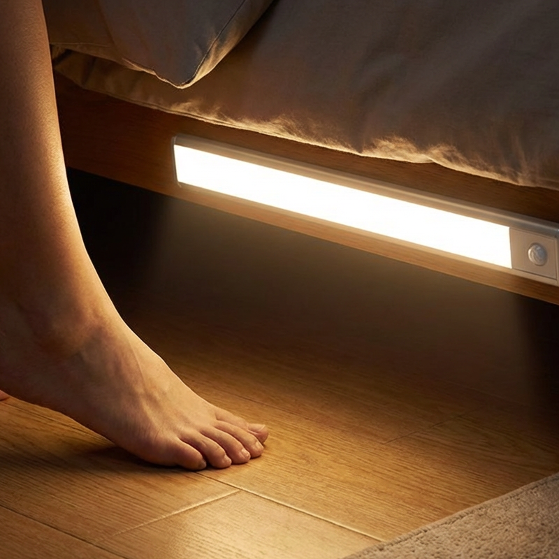 Ultra-Thin Under-Cabinet LED Motion Sensor Light