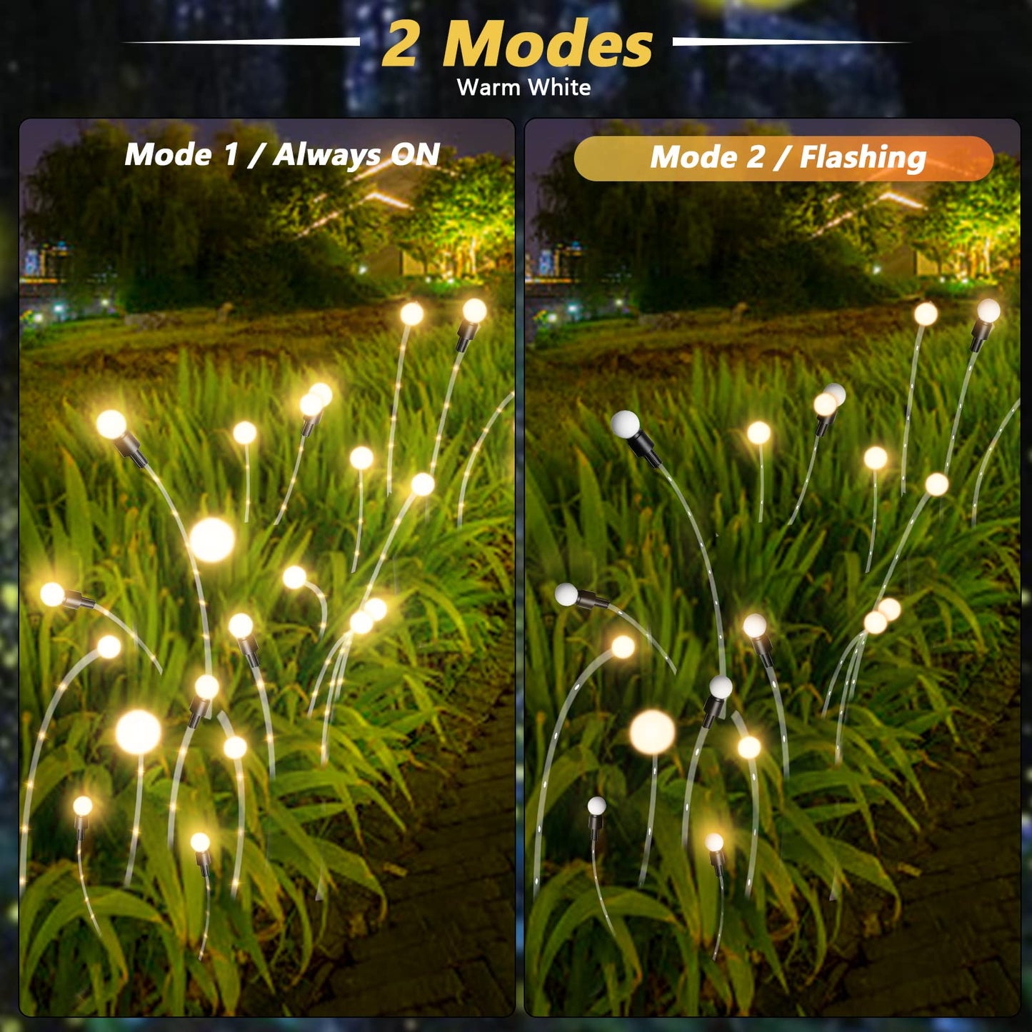 Solar Powered Firefly Light