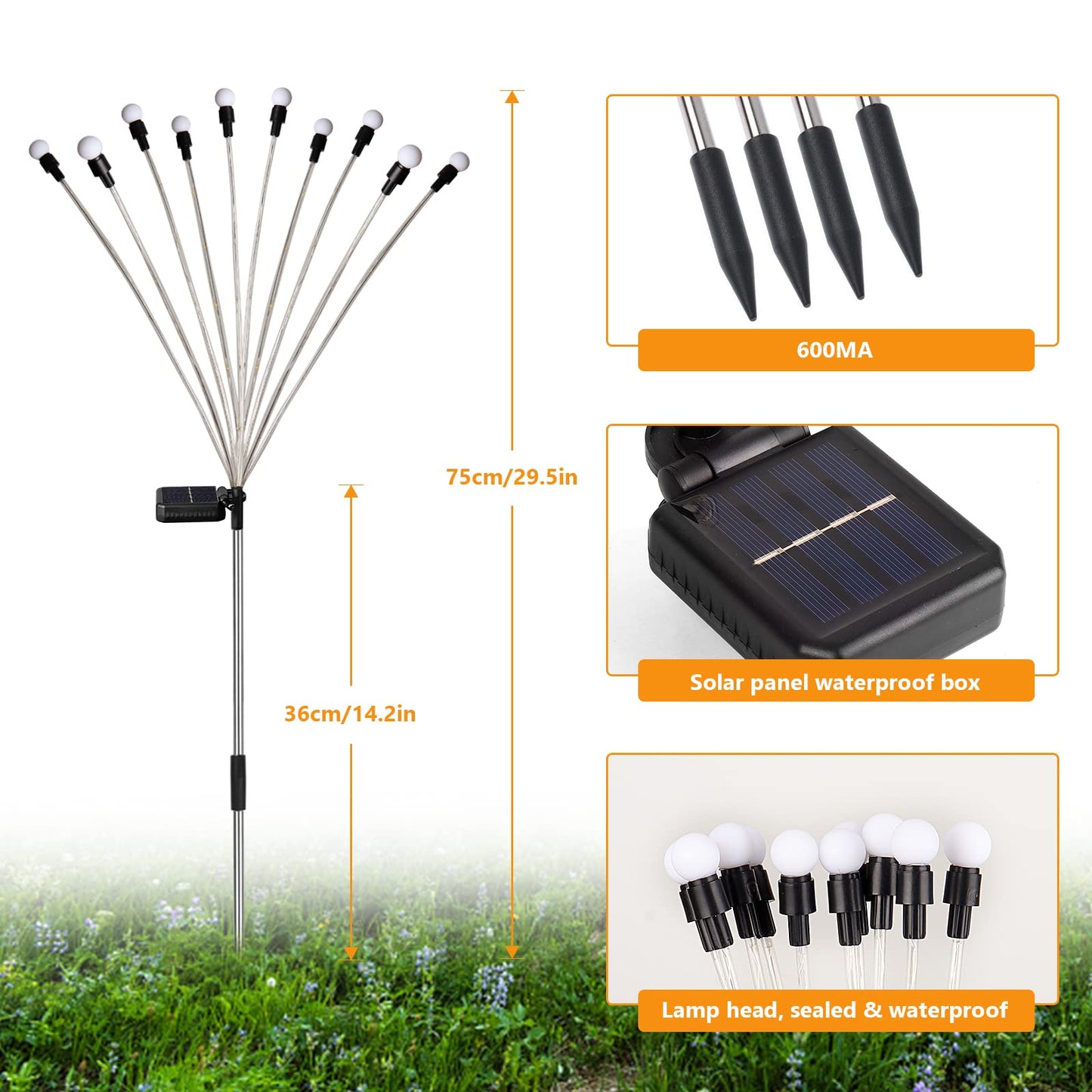 Solar Powered Firefly Light